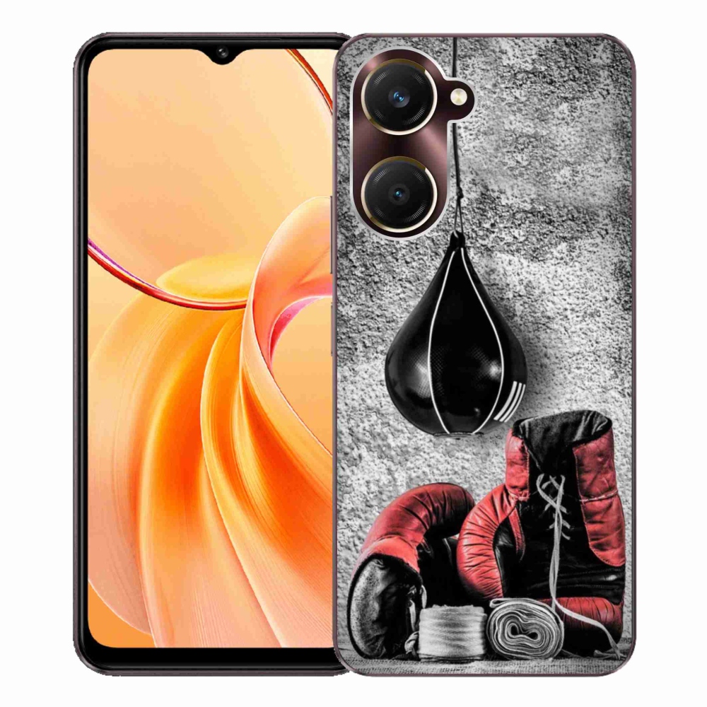 Gél borítás mmCase a Vivo Y28s 5G-hez - bokszzsák és kesztyűk
