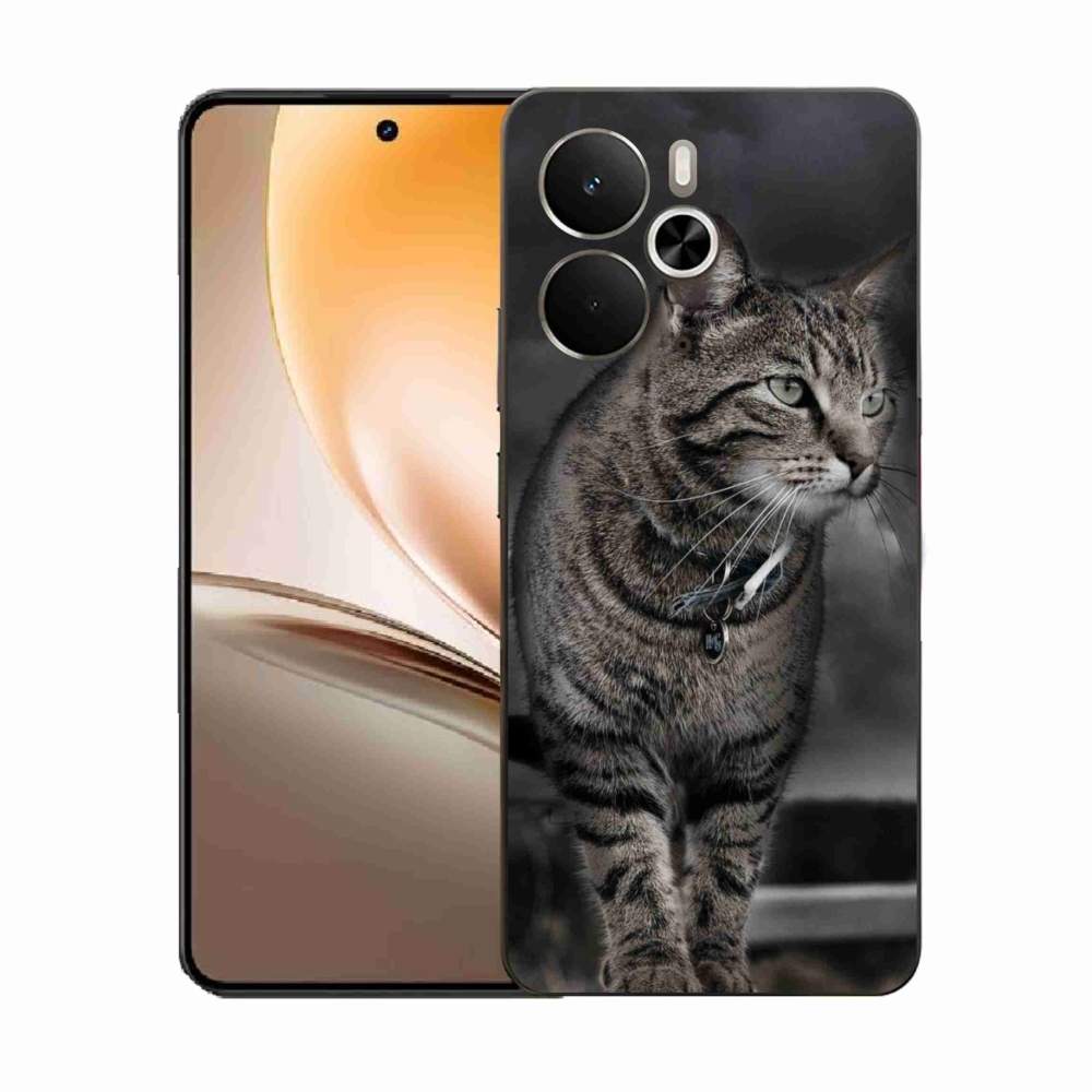 Zselés borítás mmCase a Realme 14 5G készülékhez - macska