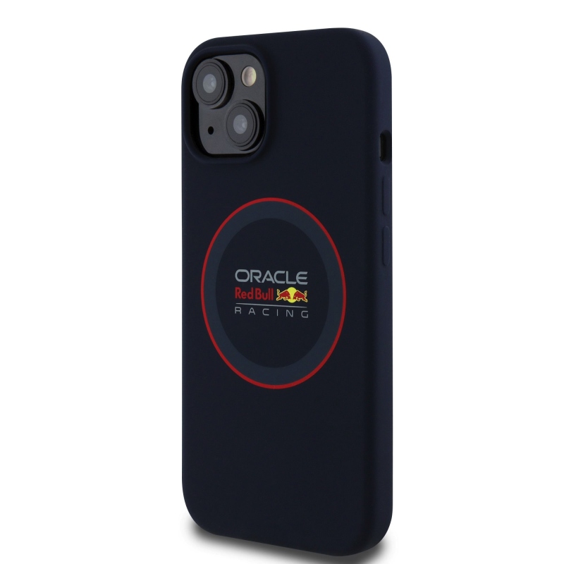 Red Bull szilikon Red Ring MagSafe hátlapi borító iPhone 15 Navy számára