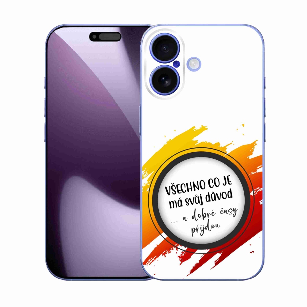 Gél borítás mmCase iPhone 17 készülékhez - idézet 3 fehér háttér
