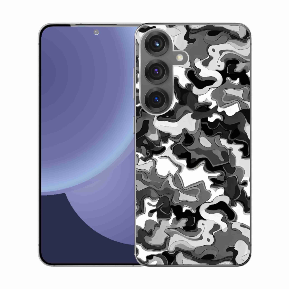 Zselés borítás mmCase Samsung Galaxy S25 készülékhez - terepszínű minta 3