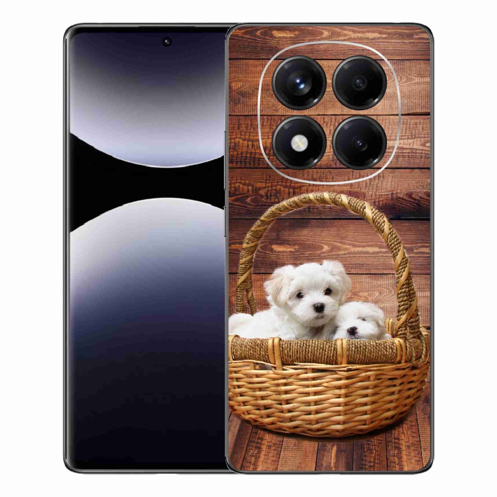 Gél borítás mmCase a Xiaomi Redmi Note 14 Pro számára - kölyökkutyák