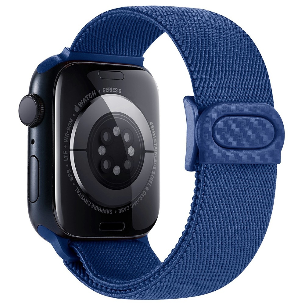 Fokozatos nejlon szíj Apple Watch Ultra/Ultra 2 49mm/SE/SE 2022/2023 44mm/9/8/7 45mm/6/5/4 44mm/3/2/1 42 mm-es Apple Watch Ultra/Ultra 2 49mm/SE/SE 2022/2023 44mm/9/8/7 45mm/6/5/4 44mm/3/2/1 42 mm - kék