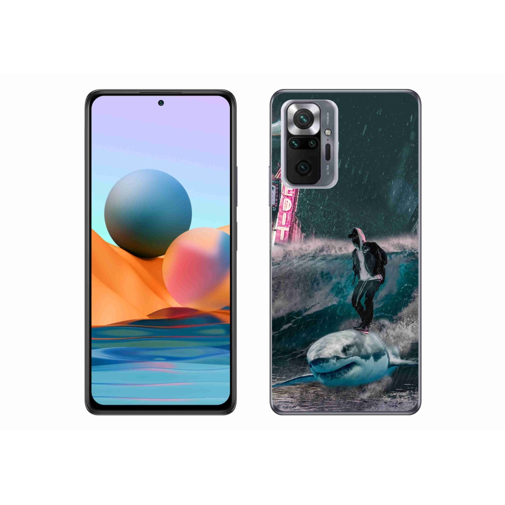 Gél borítás mmCase a Xiaomi Redmi Note 10 Pro készülékhez - cápa