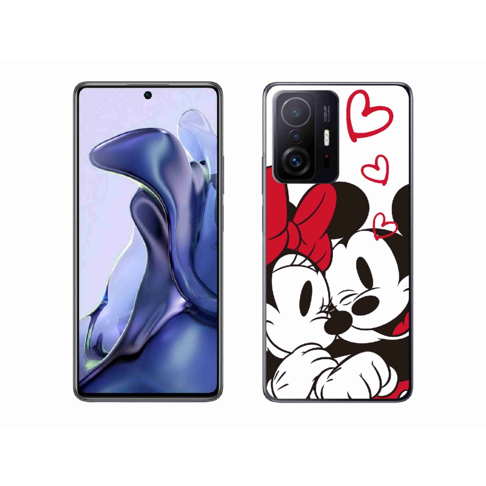Gél borítás mmCase a Xiaomi 11T Pro számára - minnie és mickey