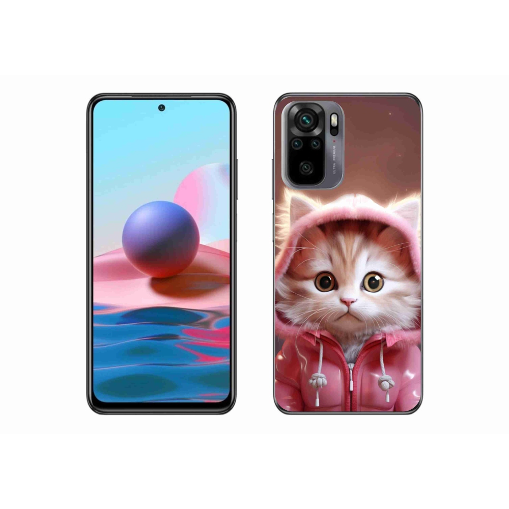 Gél borítás mmCase a Xiaomi Poco M5s készülékhez - aranyos cica 3