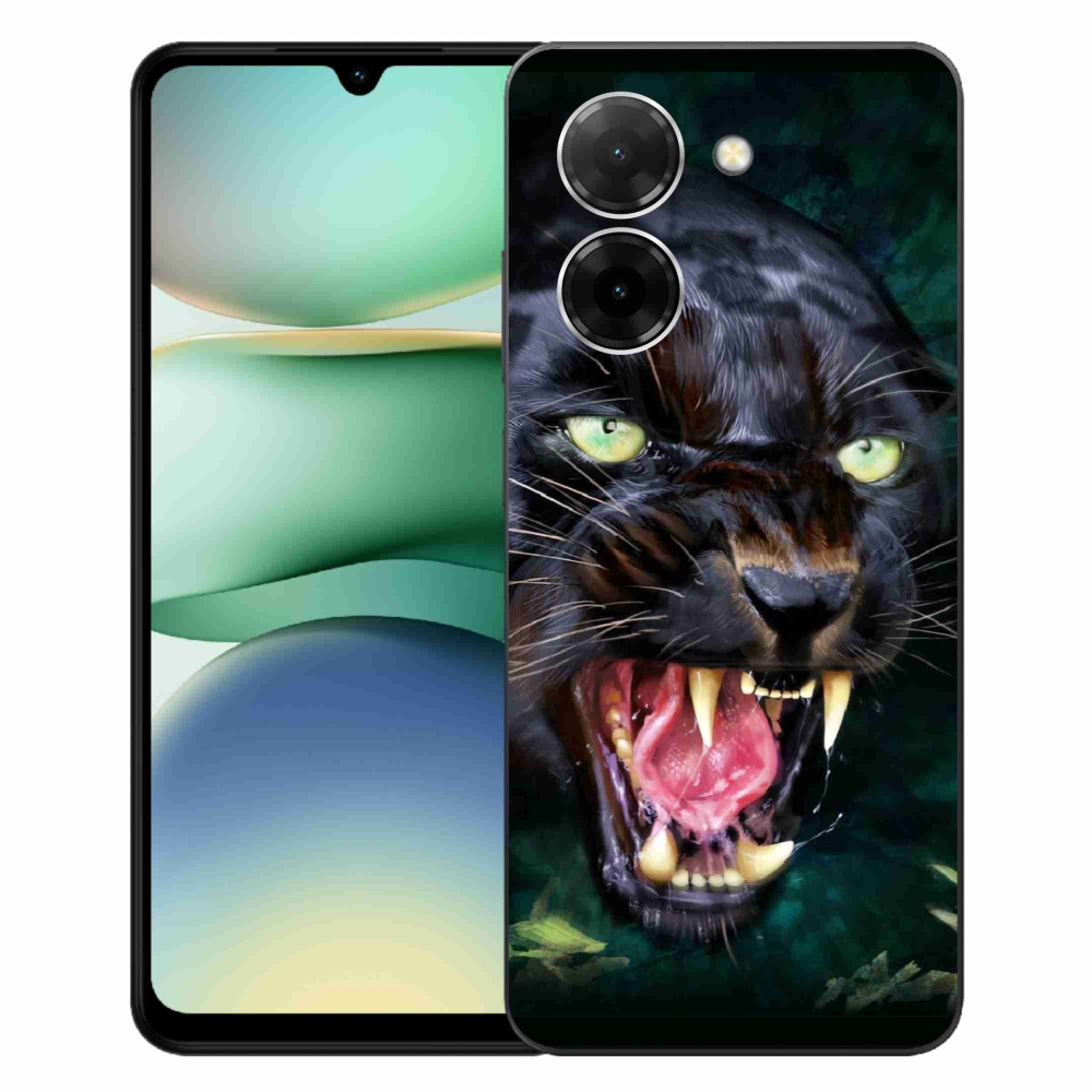 Gél borítás mmCase a Xiaomi Redmi A5 (171.7x77.8x8.3mm) - dühös fekete párduchoz