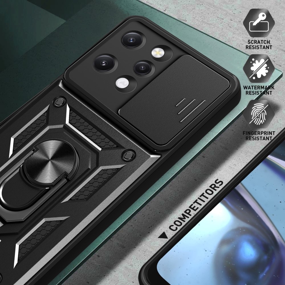 Tartós csúszásbiztos borító Xiaomi Redmi 12 4G - fekete