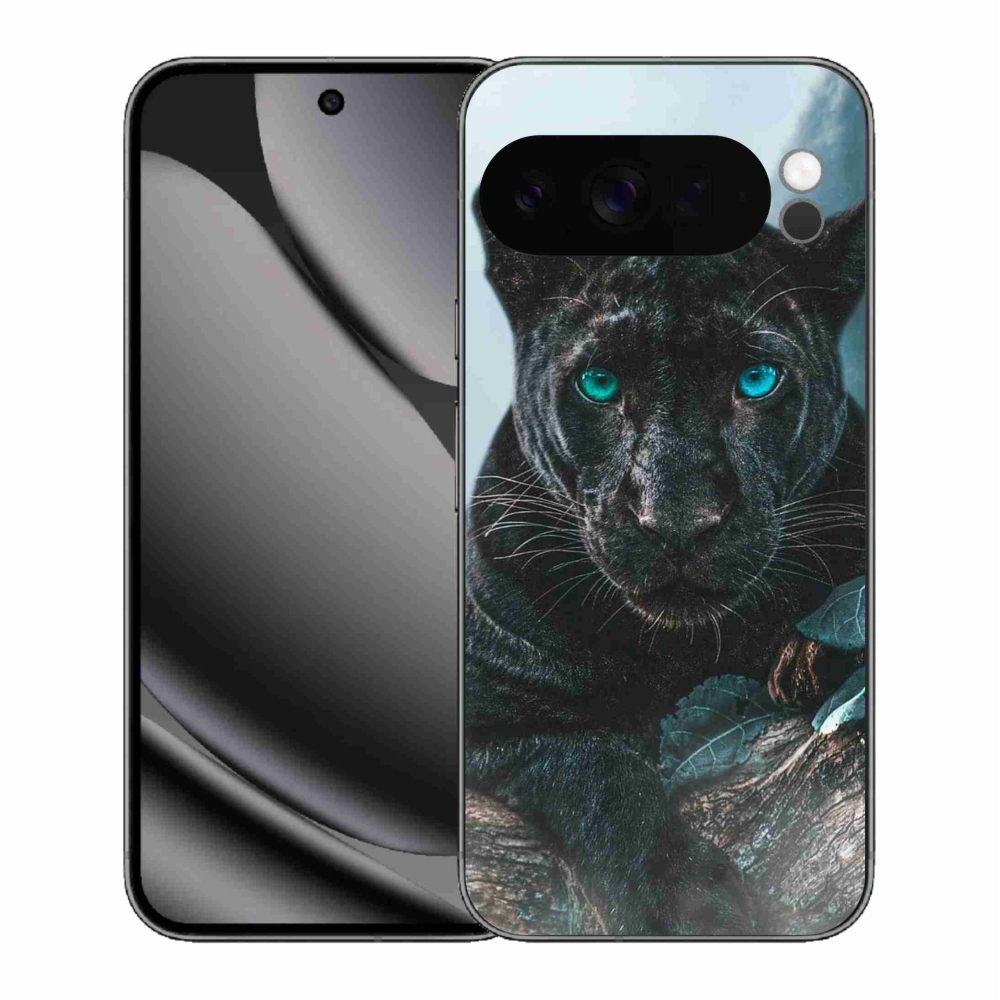 Zselés borítás mmCase a Google Pixel 10 Pro XL-hez - fekete párduc