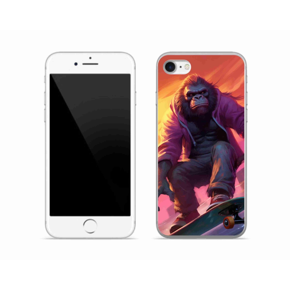 Zselés borítás mmCase iPhone SE (2020) - gorilla gördeszkán