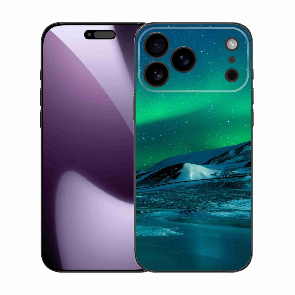 Zselés borítás mmCase iPhone 17 Pro Max készülékhez - sarki fény