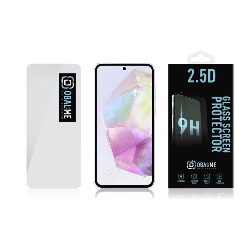 CSOMAG:ME 2.5D edzett üveg Samsung Galaxy A35 5G átlátszóhoz
