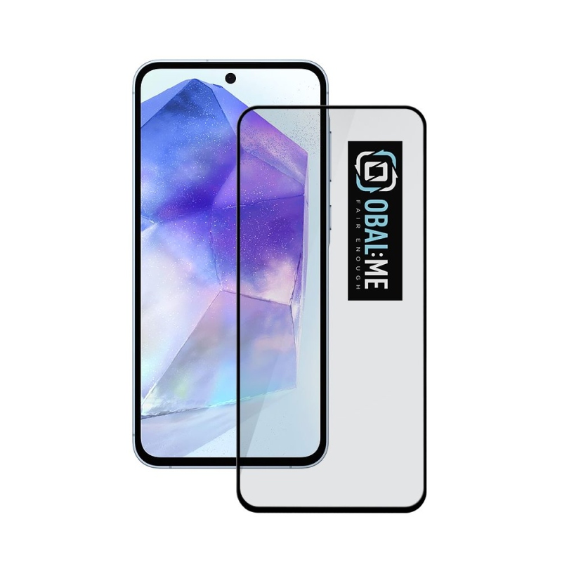 CSOMAG:ME 5D edzett üveg Samsung Galaxy A55 5G Fekete