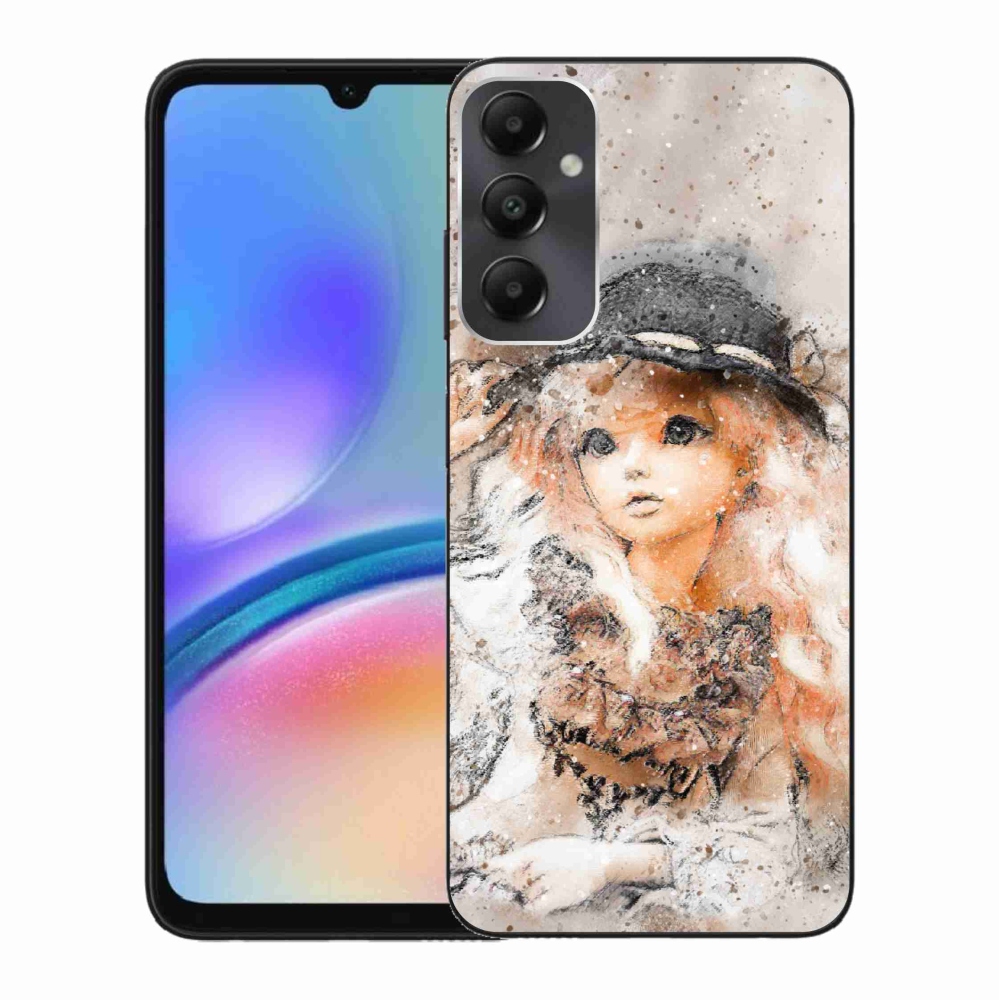 Zselés borítás mmCase Samsung Galaxy A05s készülékhez - kalapos lány