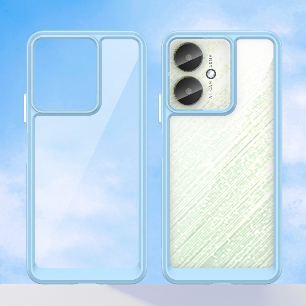 Gél tok rögzített hátlappal Xiaomi Redmi 13C 5G - kék