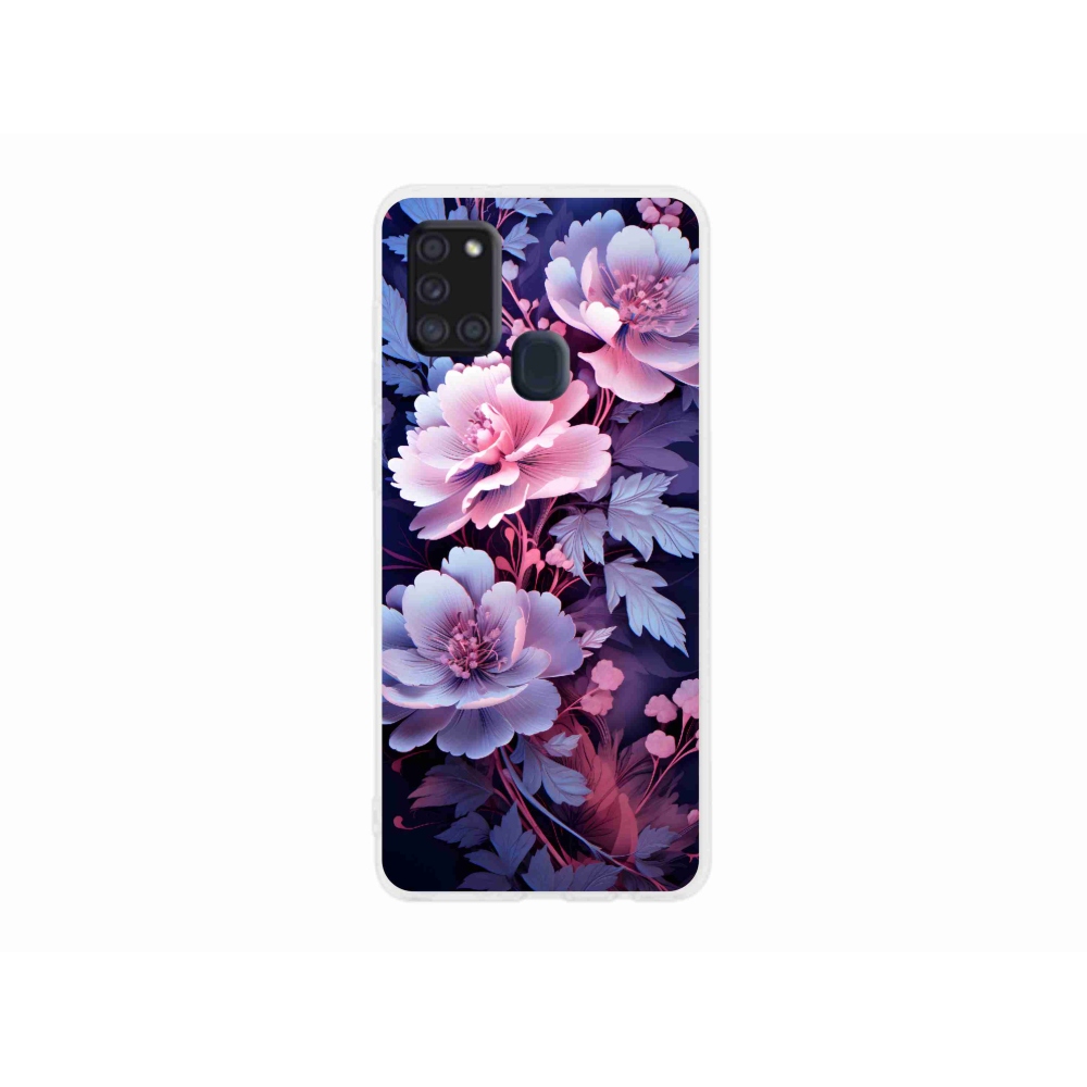 Gél borító mmCase Samsung Galaxy A21s - virágok 11