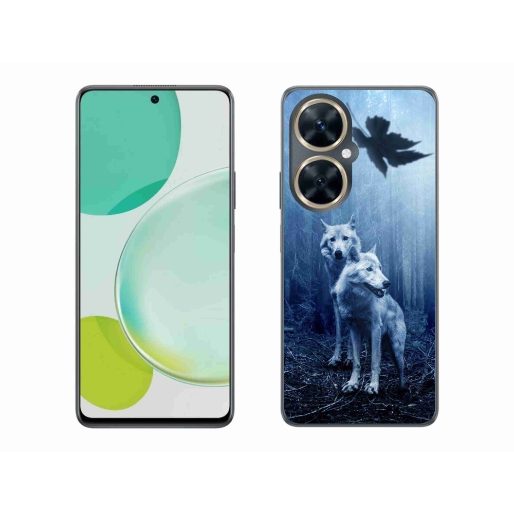 Gél borítás mmCase a Huawei Nova 11i készülékhez - farkasok az erdőben