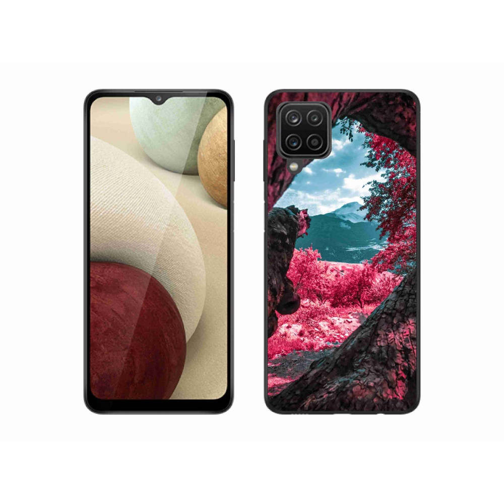 Gél borítás mmCase Samsung Galaxy A12 készülékhez - hegyi kilátás