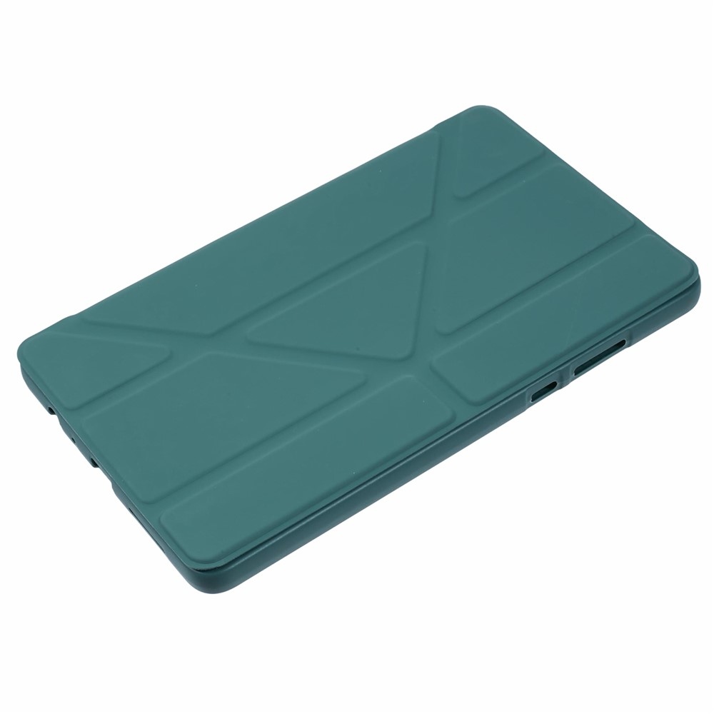Origamis összecsukható táblagép tok Xiaomi Redmi Pad SE 8.7 - sötétzöld