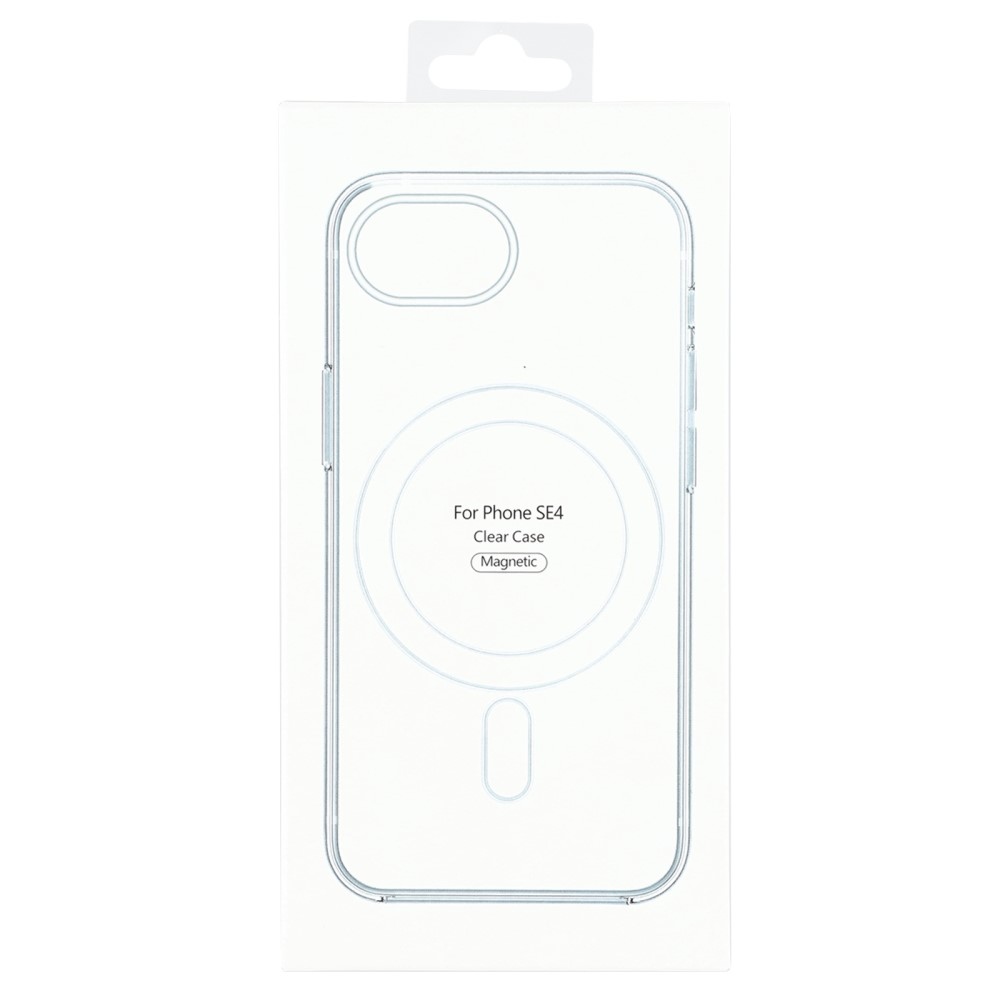 Átlátszó zselés tok MagSafe készülékkel iPhone 16e készülékhez
