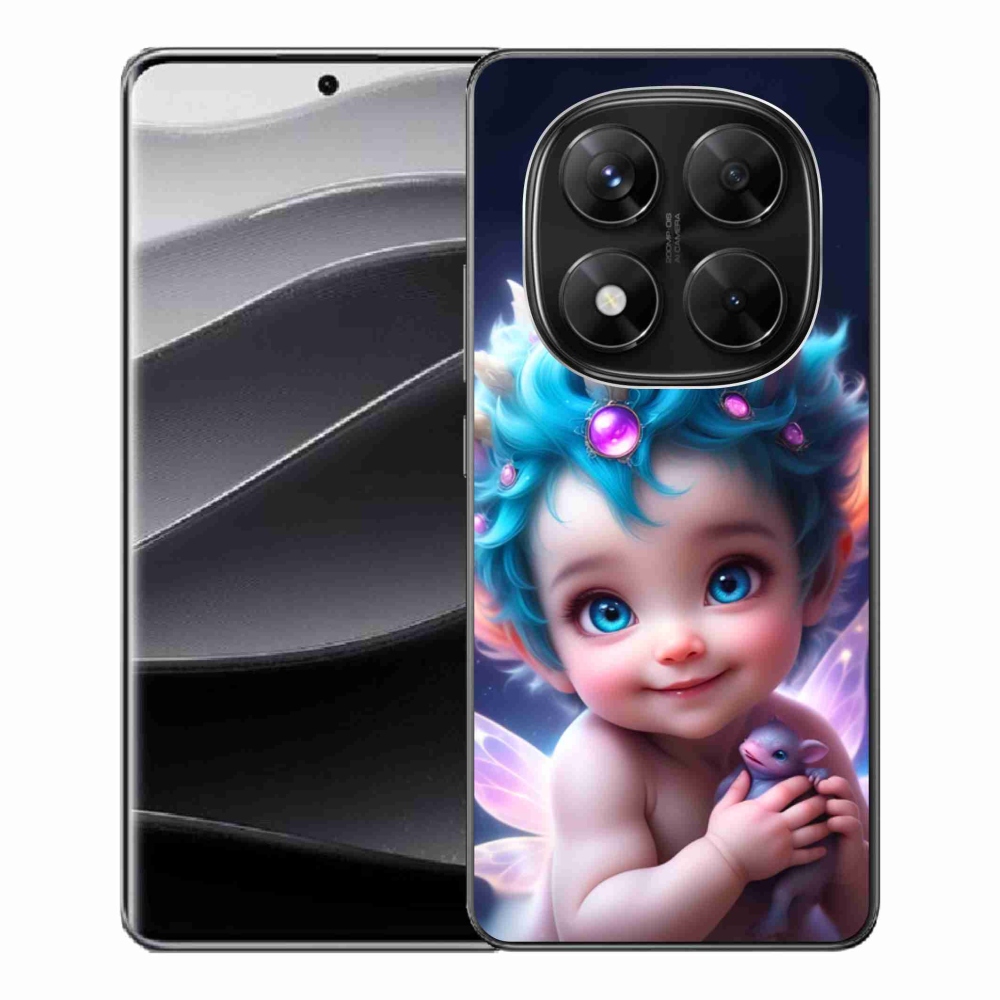 Gél borítás mmCase a Xiaomi Redmi Note 14 Pro 5G/Poco X7 5G számára - baba pillangószárnyakkal