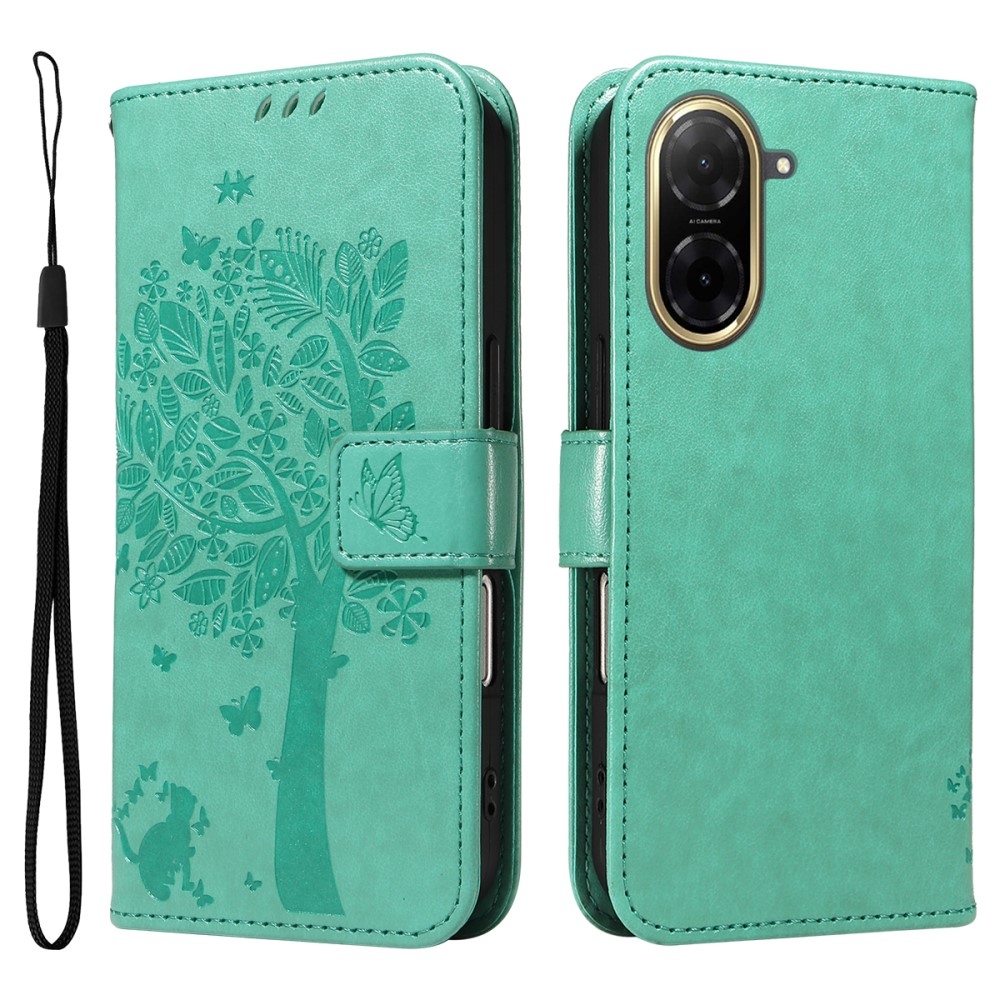Fák könyve tok Xiaomi Redmi A5 (173.45x79.35x8.45mm) - teáskék színben