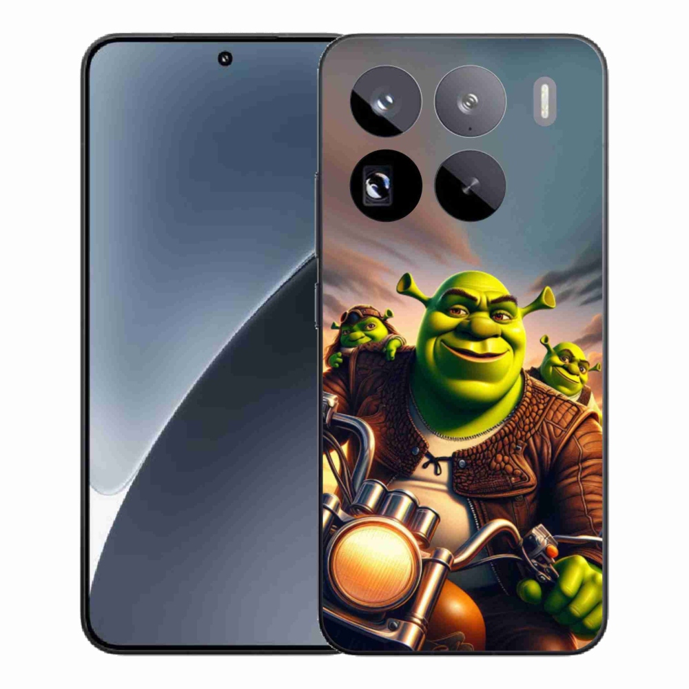 Gél borítás mmCase a Xiaomi 15 Pro-hoz - Shrek egy motorkerékpáron