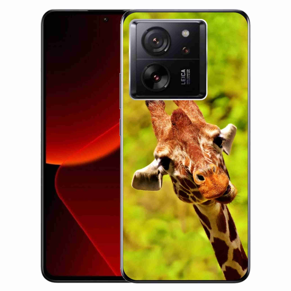 Gél borítás mmCase a Xiaomi 13T/13T Pro készülékhez - zsiráf