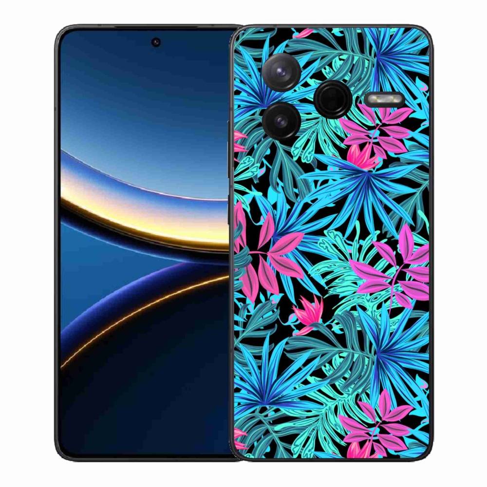 Gél borítás mmCase a Xiaomi Poco F7 Pro számára - virágok 3