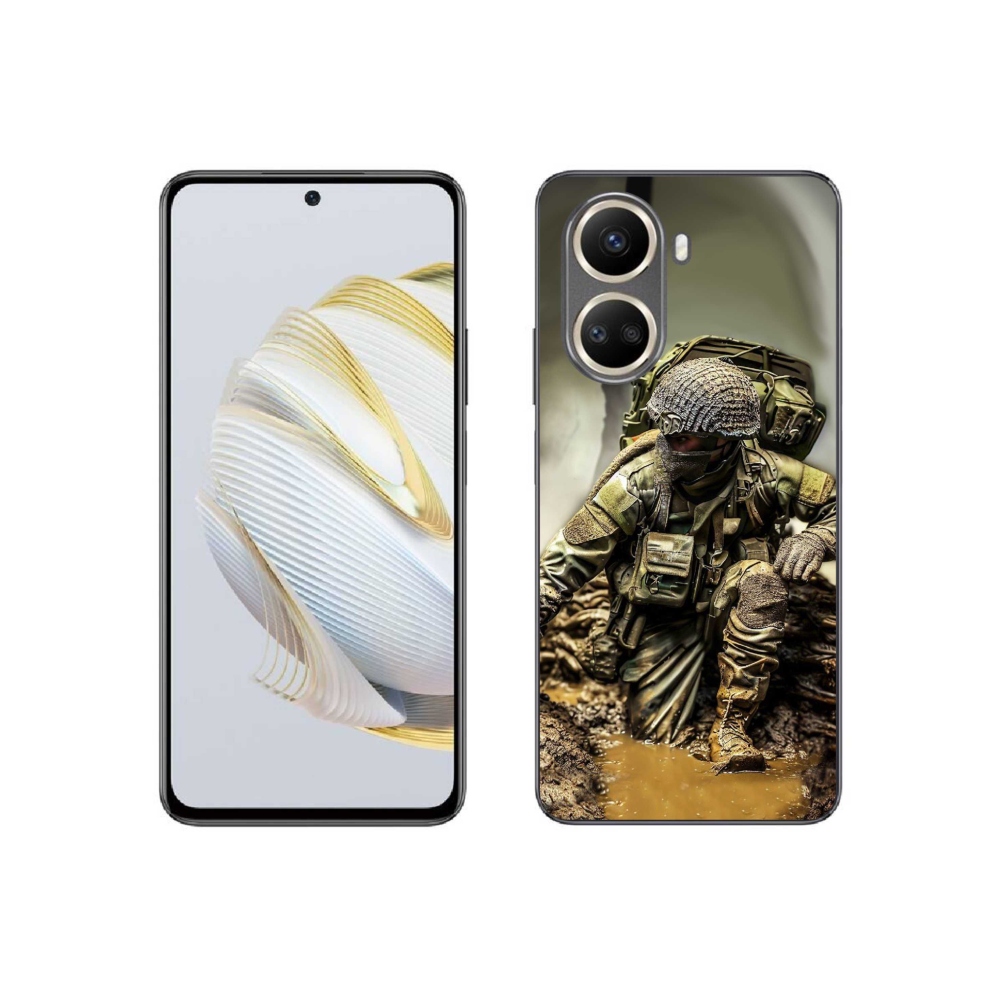 Gél borítás mmCase a Huawei Nova 10 SE-hez - katona