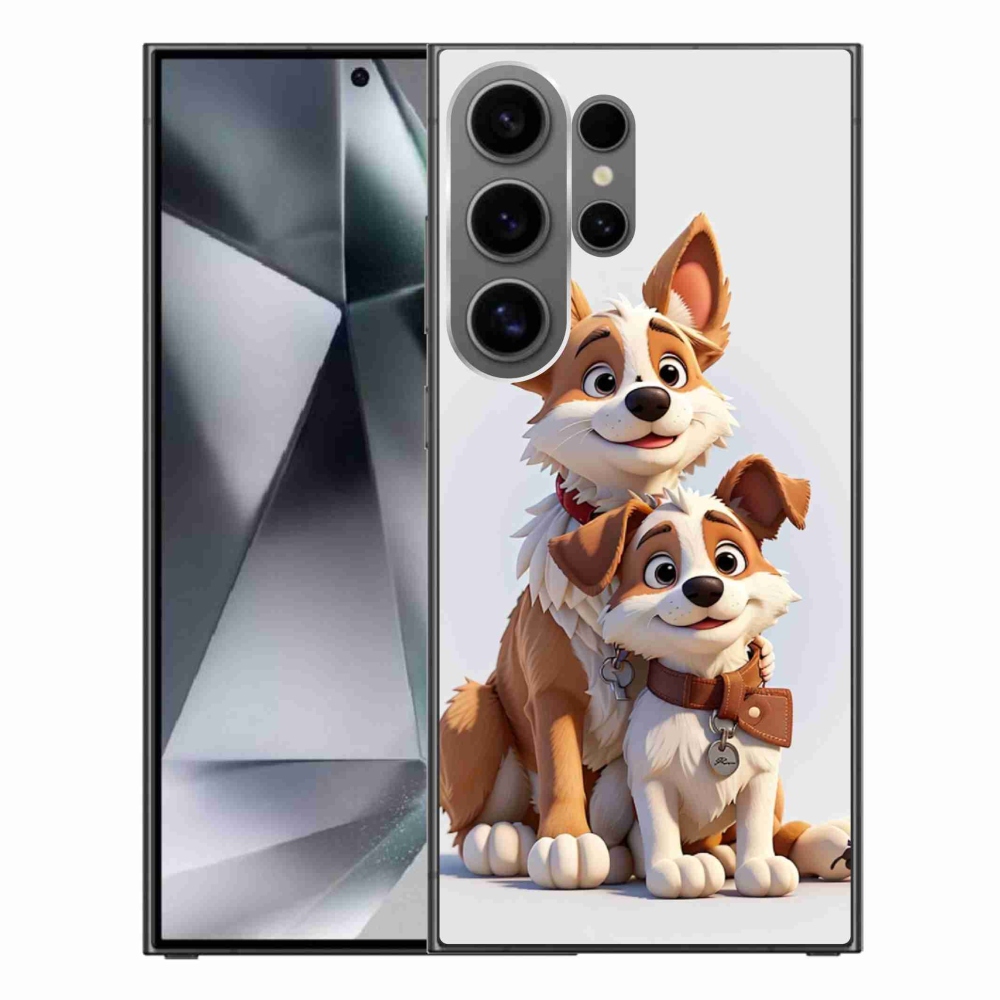 Gél védőhuzat mmCase Samsung Galaxy S24 Ultra - rajz kutyákhoz