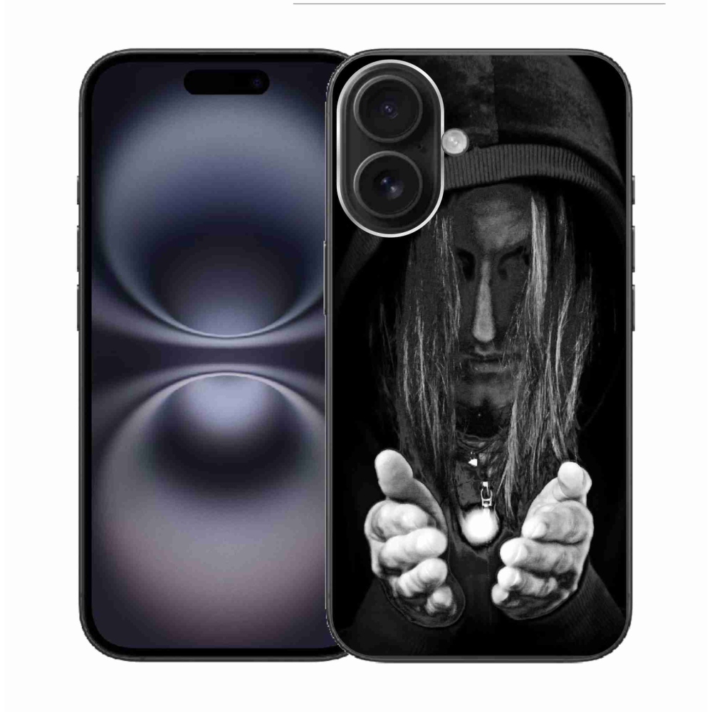 Gél borítás mmCase iPhone 16 készülékhez - titokzatos személy