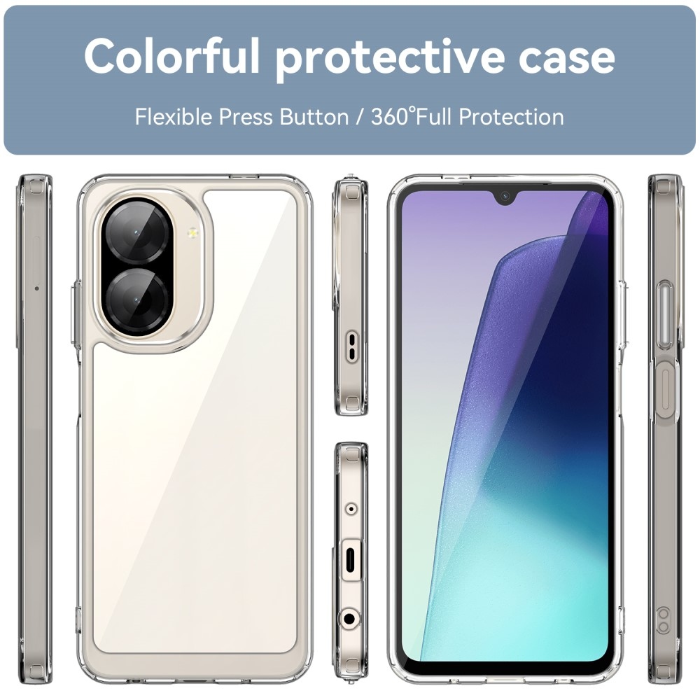 Gél tok kemény hátlappal Xiaomi Redmi A5 (173.45x79.35x8.45mm) - átlátszó