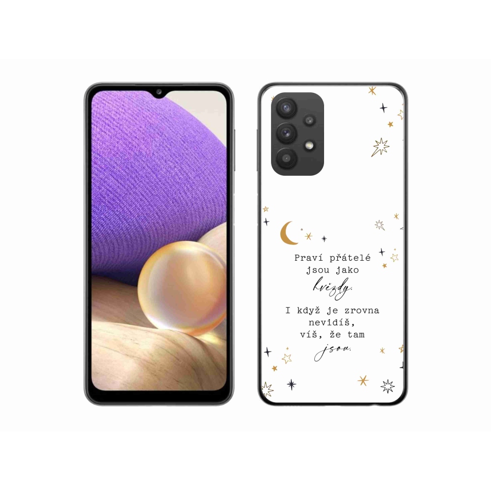Gél borítás mmCase Samsung Galaxy A32 5G - idézem 6 fehér háttér