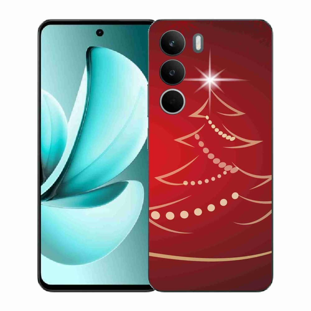 Gél borító mmCase a Realme C71 készülékhez - karácsonyfa karikatúra