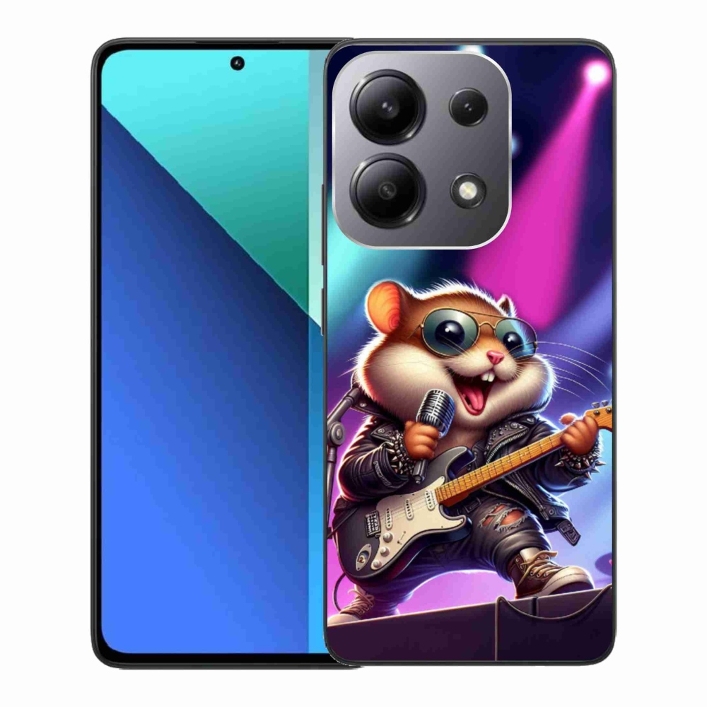 Gél borítás mmCase a Xiaomi Redmi Note 13-hoz - hörcsög rocker