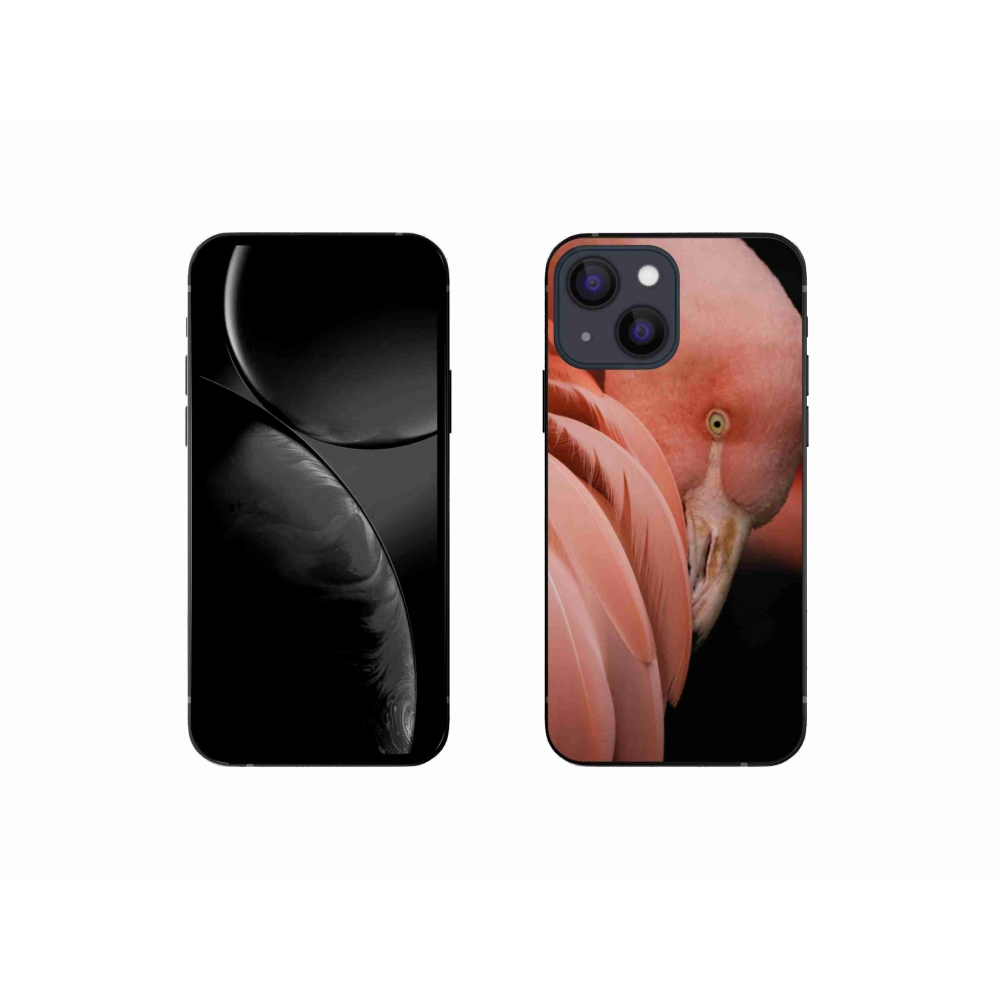 Zselés borítás mmCase iPhone 13 mini 5.4 készülékhez - flamingó 3