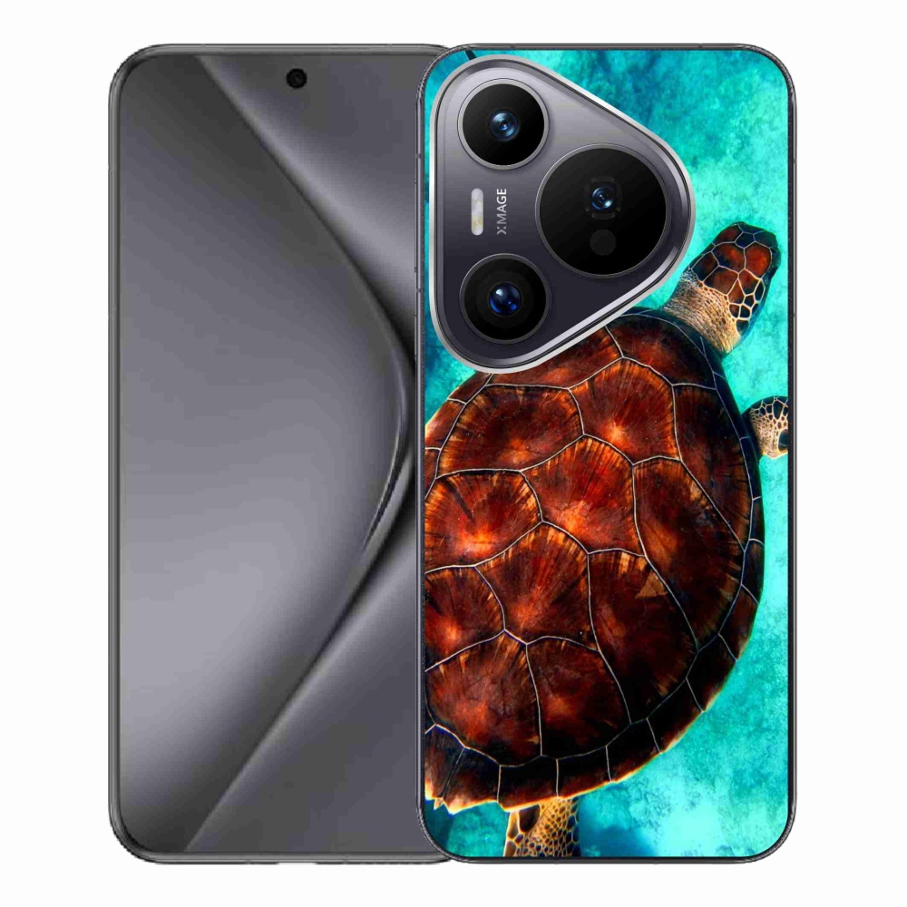 Gél borítás mmCase a Huawei Pura 70 Pro készülékhez - teknősbéka