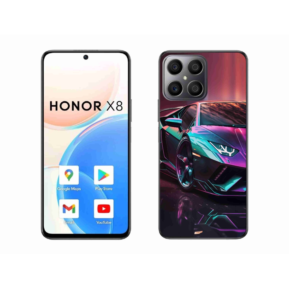 Zselés borítás mmCase a Honor X8-hoz - auto 8