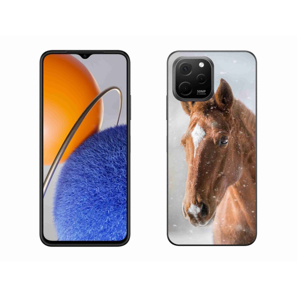 Gél borítás mmCase a Huawei Nova Y61-hez - barna ló 2