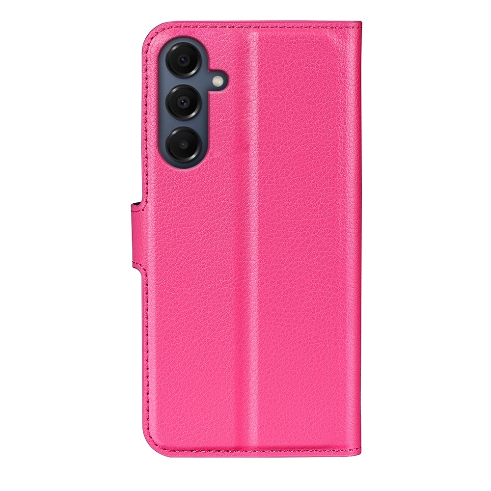 Litchi könyv tok Samsung Galaxy A17 5G-hez - rózsaszínű