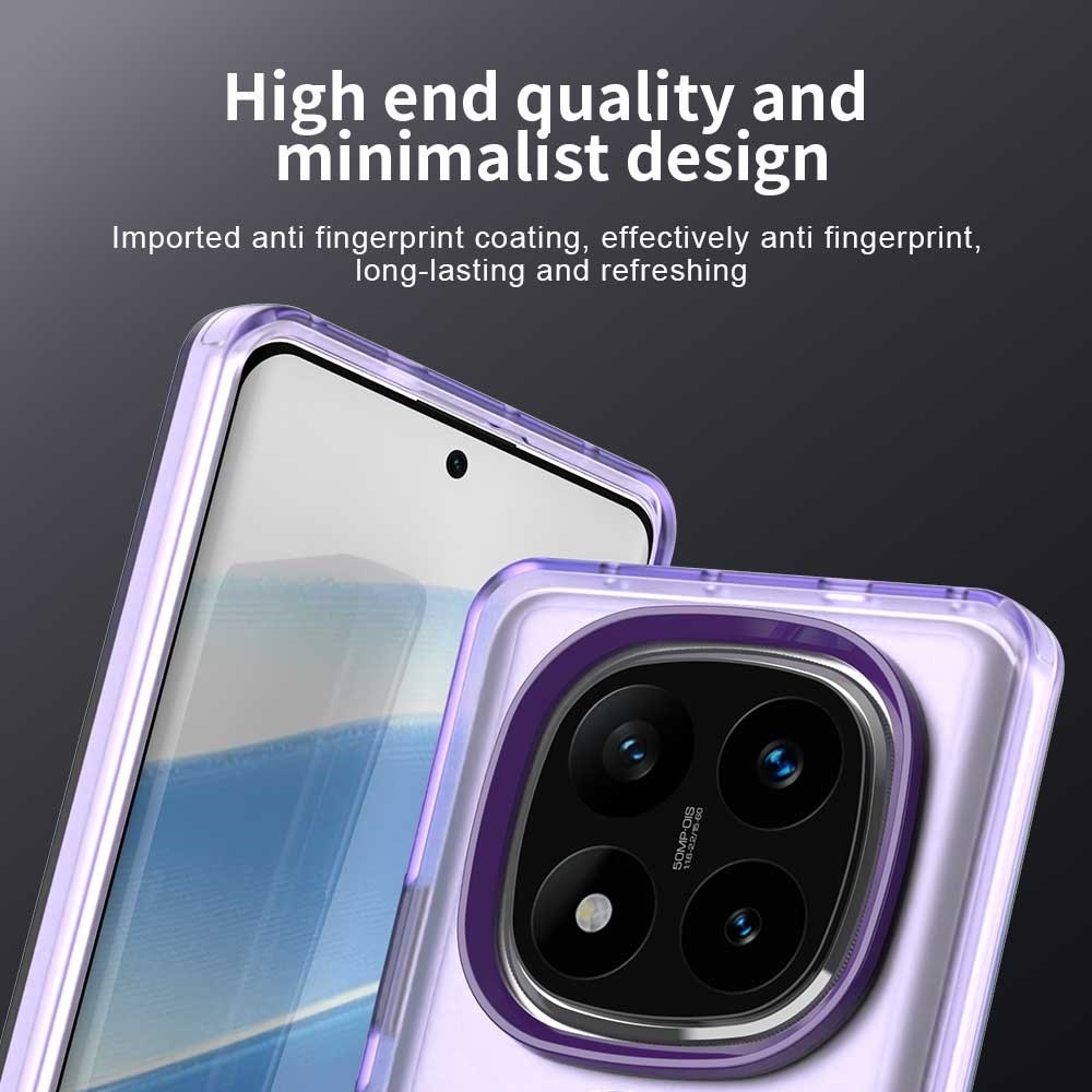 Candy zselés tok MagSafe-val Xiaomi Redmi Note 14 Pro 5G/Poco X7 5G - lila