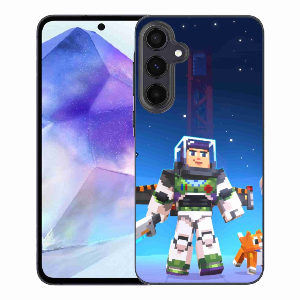 Gél borítás mmCase Samsung Galaxy A55 5G - minecraft 2