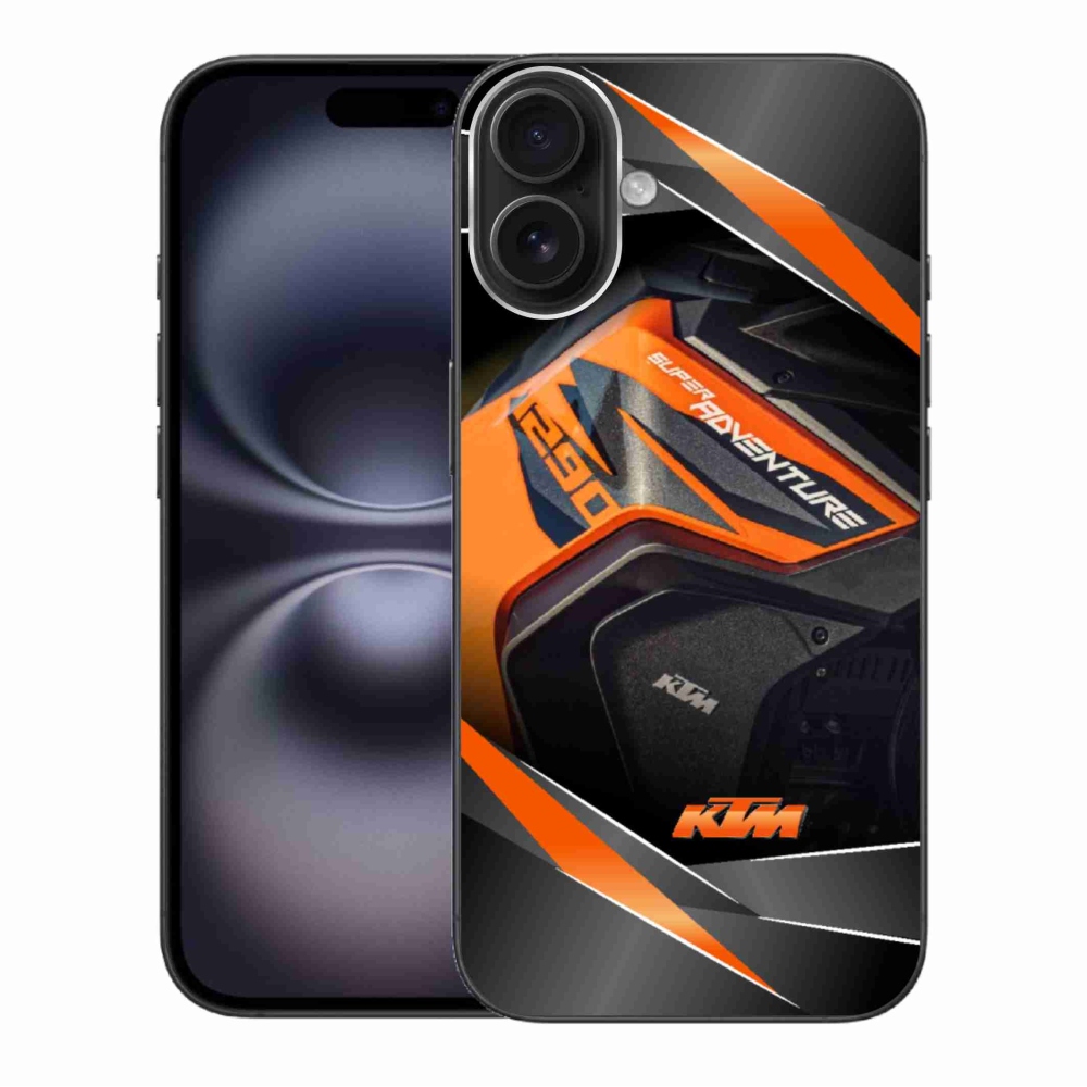 Gél borítás mmCase iPhone 16 Plus készülékhez - motoros ktm