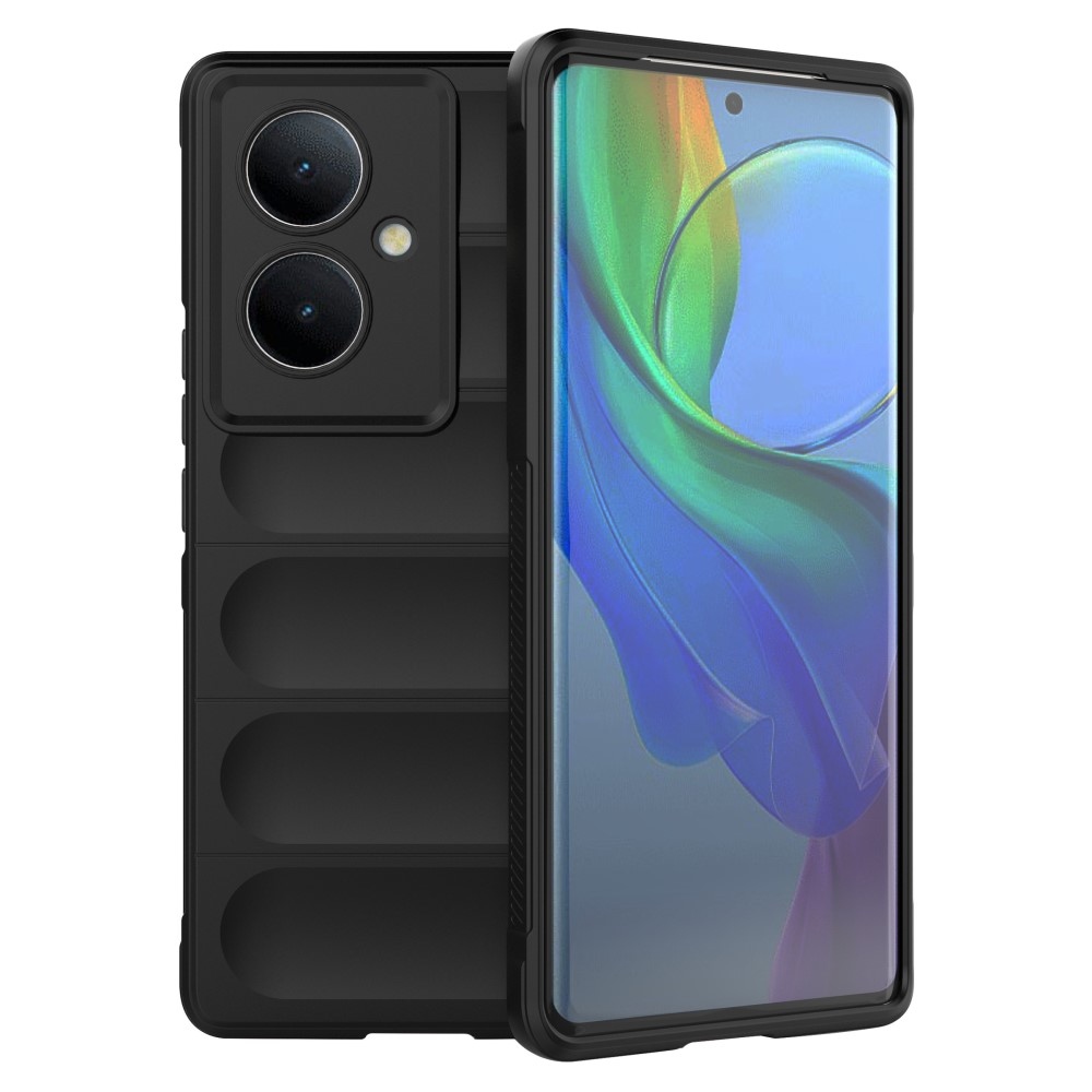 Rugg tartós zselés tok a Vivo V29 Lite 5G-hez - fekete