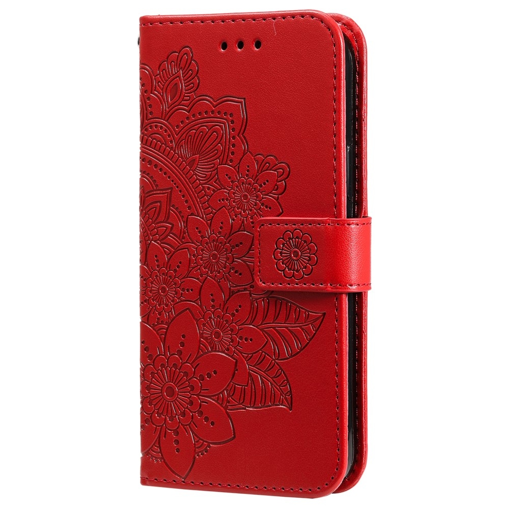 Mandala könyv tok a Huawei Nova 13 Pro 5G számára - piros