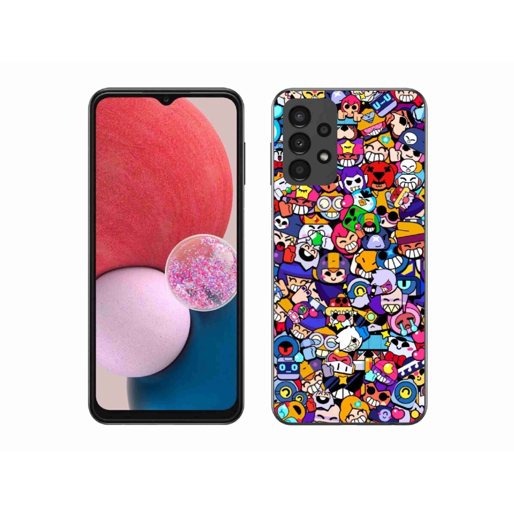 Gél borítás mmCase Samsung Galaxy A13 4G - verekedős csillagok 2
