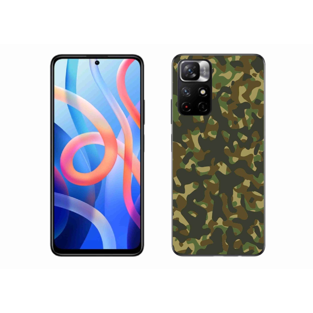 Gél borítás mmCase a Xiaomi Redmi Note 11S 5G-hez - álcázó minta 1