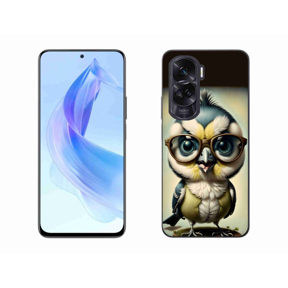 Zselés borítás mmCase a Honor 90 Lite-hoz - cub szemüveggel