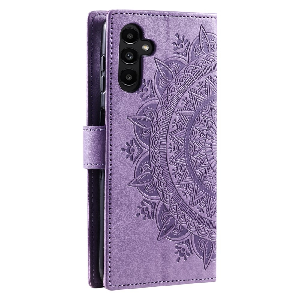 Mandala könyvtáska Samsung Galaxy A26 5G - lila